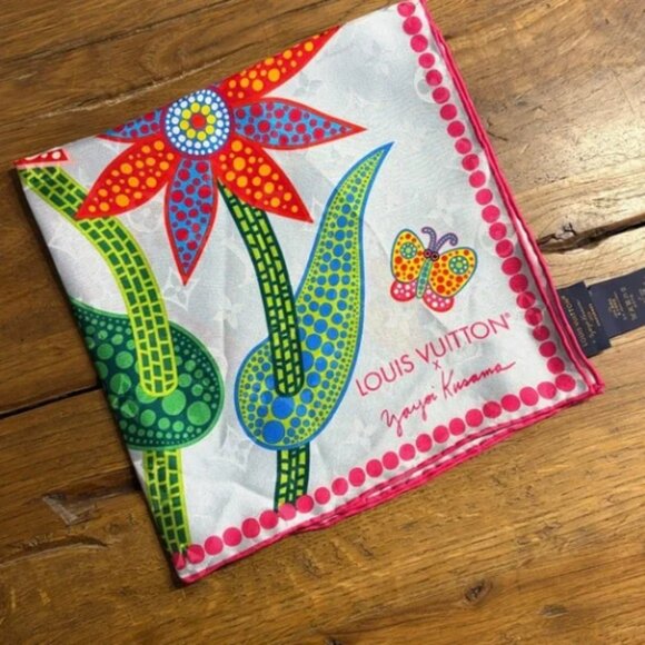 Louis Vuitton Yayoi Kusama Silk Scarf - Picture 1 of 4